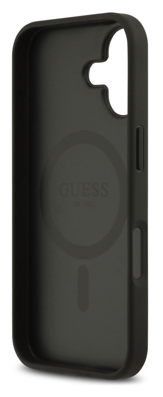 Guess 4G Circle Classic Logo iPhone 17 Hoesje MagSafe Zwart afbeelding 4