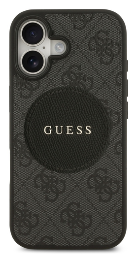 Guess 4G Circle Classic Logo iPhone 17 Hoesje MagSafe Zwart afbeelding 2