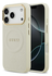 Guess Peony Hot Stamp iPhone 17 Pro Hoesje MagSafe Back Cover Beige