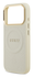 Guess Peony Hot Stamp iPhone 17 Pro Hoesje MagSafe Back Cover Beige afbeelding 3