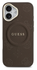 Guess Peony Hot Stamp iPhone 17 Hoesje MagSafe Back Cover Bruin afbeelding 2