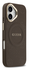 Guess Peony Hot Stamp iPhone 17 Hoesje MagSafe Back Cover Bruin afbeelding 5