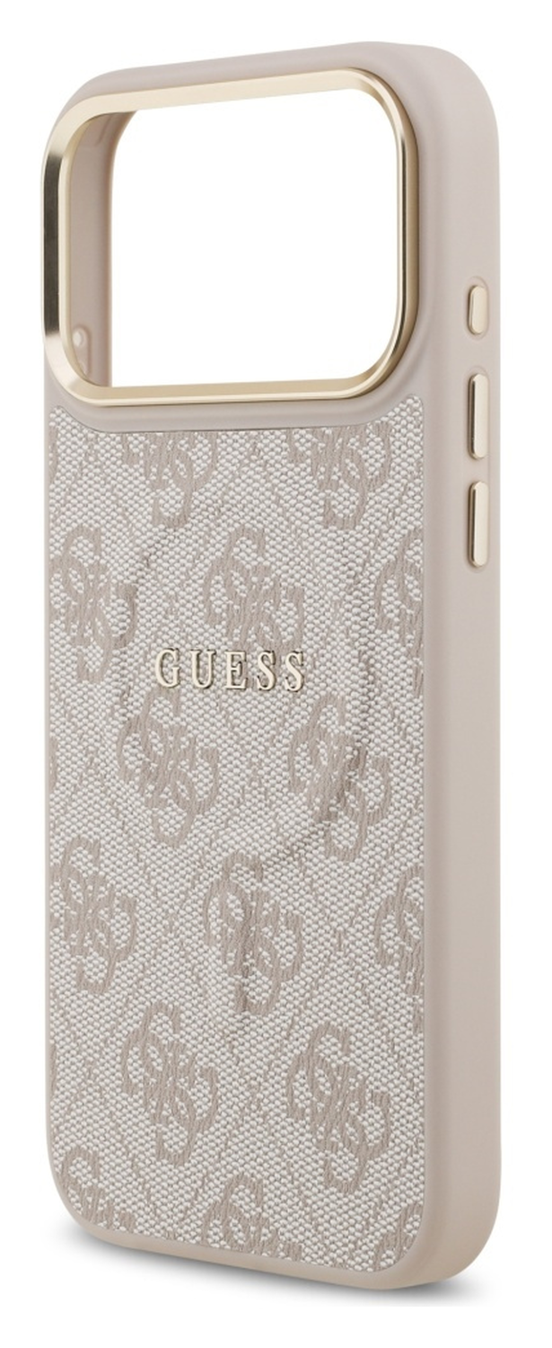Guess 4G PU Classic Logo iPhone 17 Pro Max Hoesje MagSafe Roze afbeelding 3