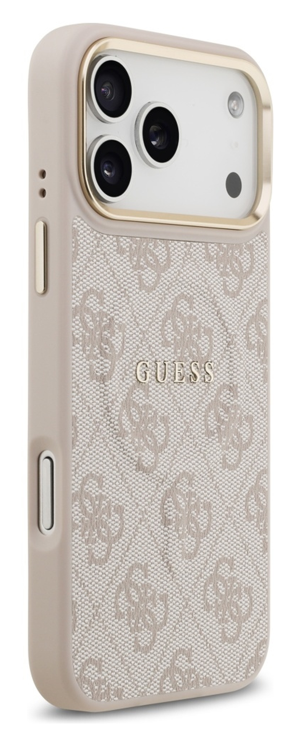 Guess 4G PU Classic Logo iPhone 17 Pro Max Hoesje MagSafe Roze afbeelding 5