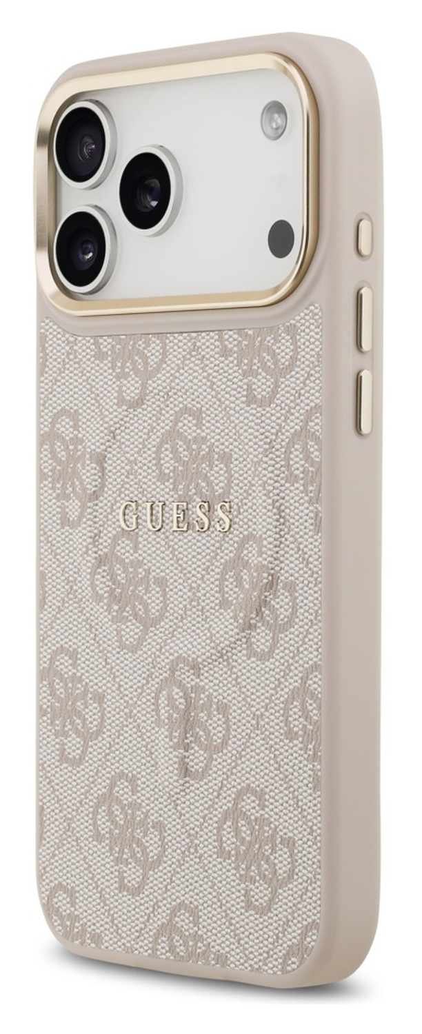 Guess 4G PU Classic Logo iPhone 17 Pro Max Hoesje MagSafe Roze afbeelding 6