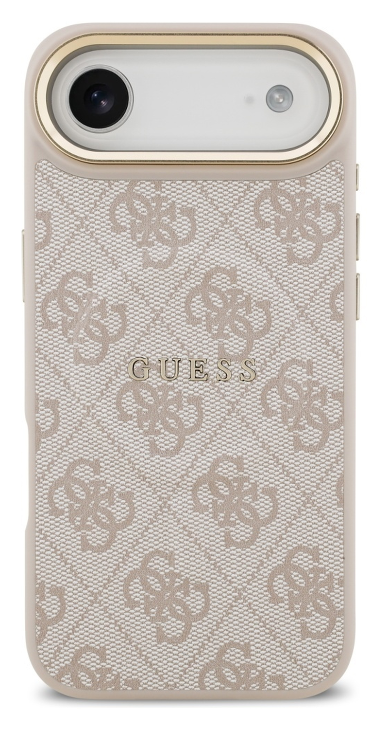 Guess 4G PU Classic Logo iPhone Air Hoesje MagSafe Back Cover Roze afbeelding 2