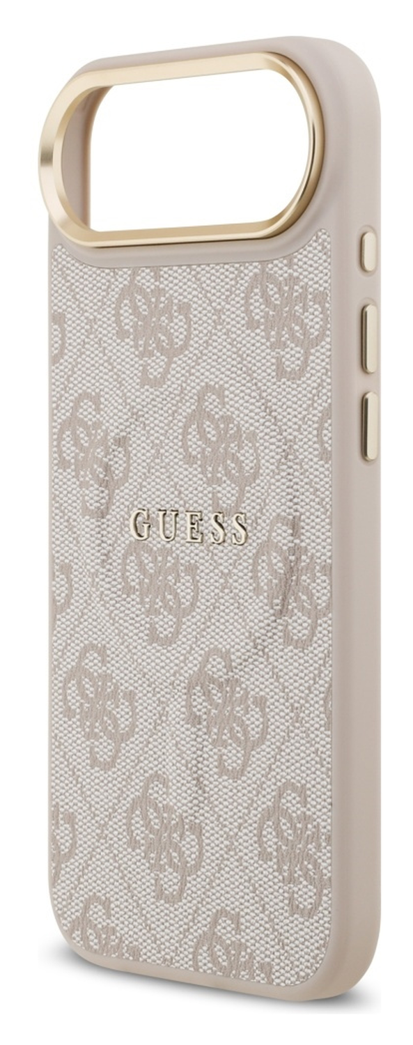 Guess 4G PU Classic Logo iPhone Air Hoesje MagSafe Back Cover Roze afbeelding 3