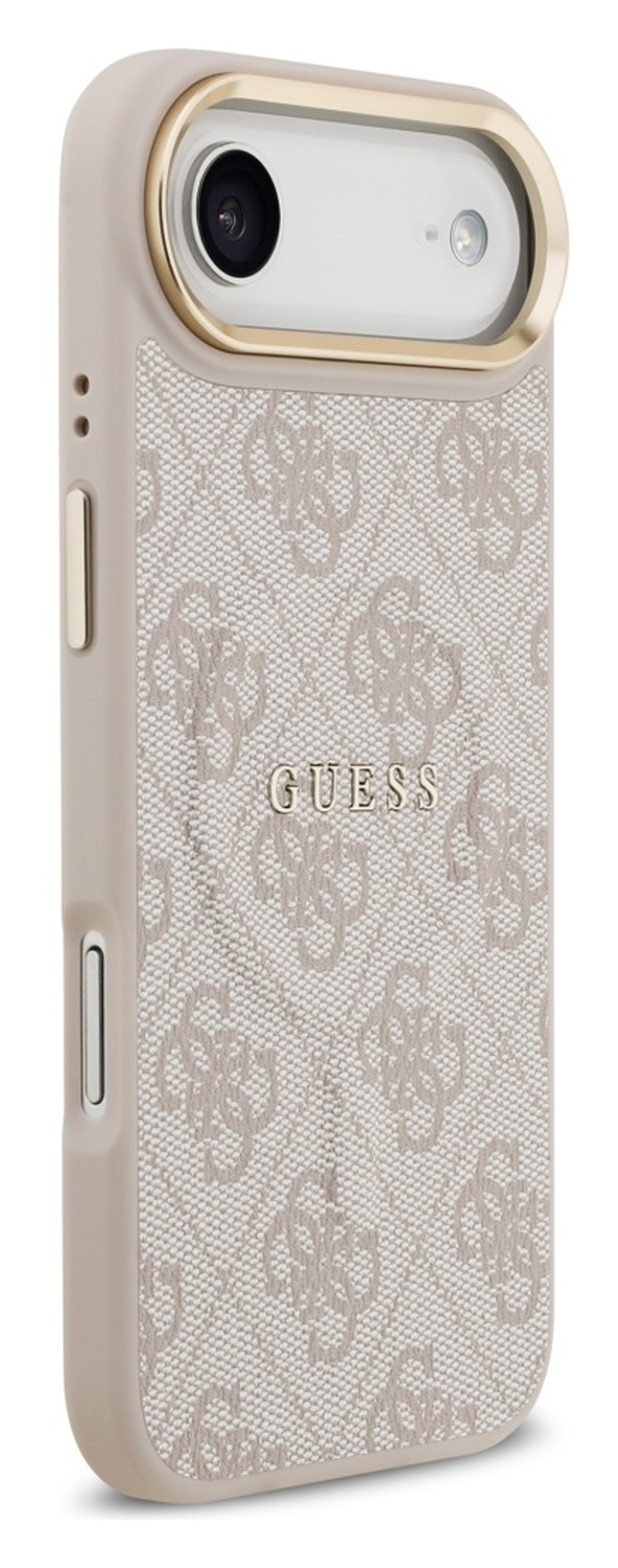 Guess 4G PU Classic Logo iPhone Air Hoesje MagSafe Back Cover Roze afbeelding 5