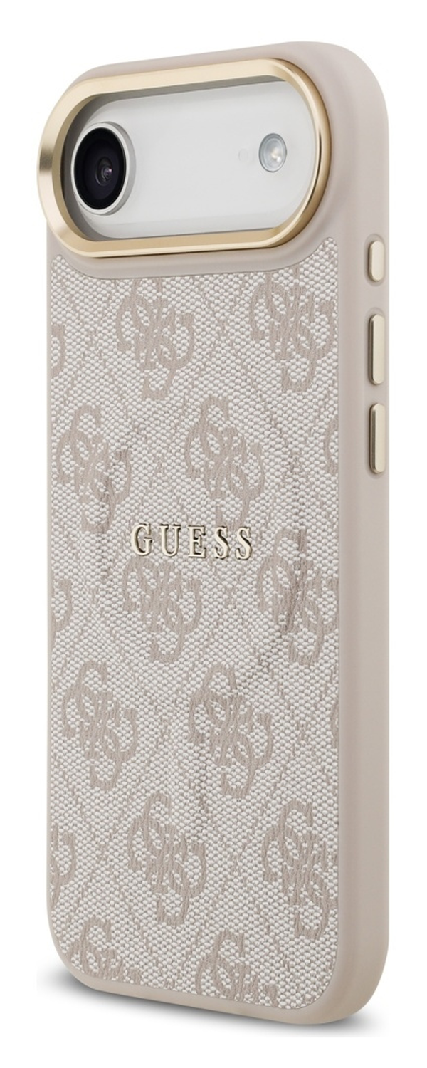 Guess 4G PU Classic Logo iPhone Air Hoesje MagSafe Back Cover Roze afbeelding 6