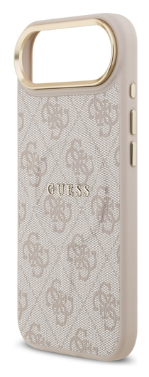 Guess 4G PU Classic Logo iPhone Air Hoesje MagSafe Back Cover Roze afbeelding 3