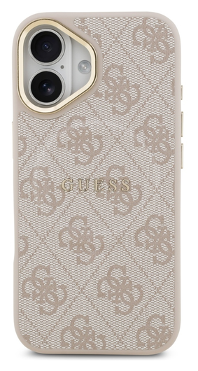 Guess 4G PU Classic Logo iPhone 17 Hoesje MagSafe Back Cover Roze afbeelding 2