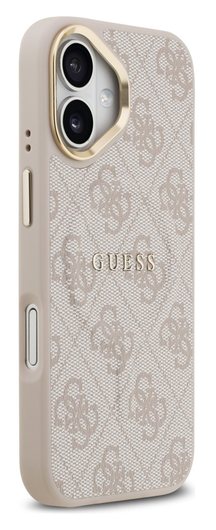 Guess 4G PU Classic Logo iPhone 17 Hoesje MagSafe Back Cover Roze afbeelding 3
