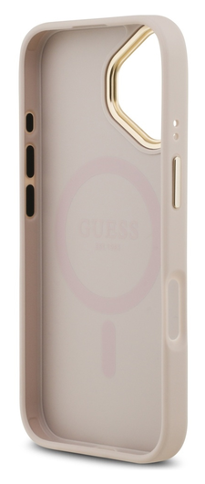 Guess 4G PU Classic Logo iPhone 17 Hoesje MagSafe Back Cover Roze afbeelding 5