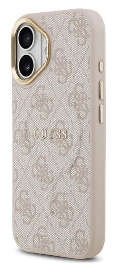 Guess 4G PU Classic Logo iPhone 17 Hoesje MagSafe Back Cover Roze afbeelding 6