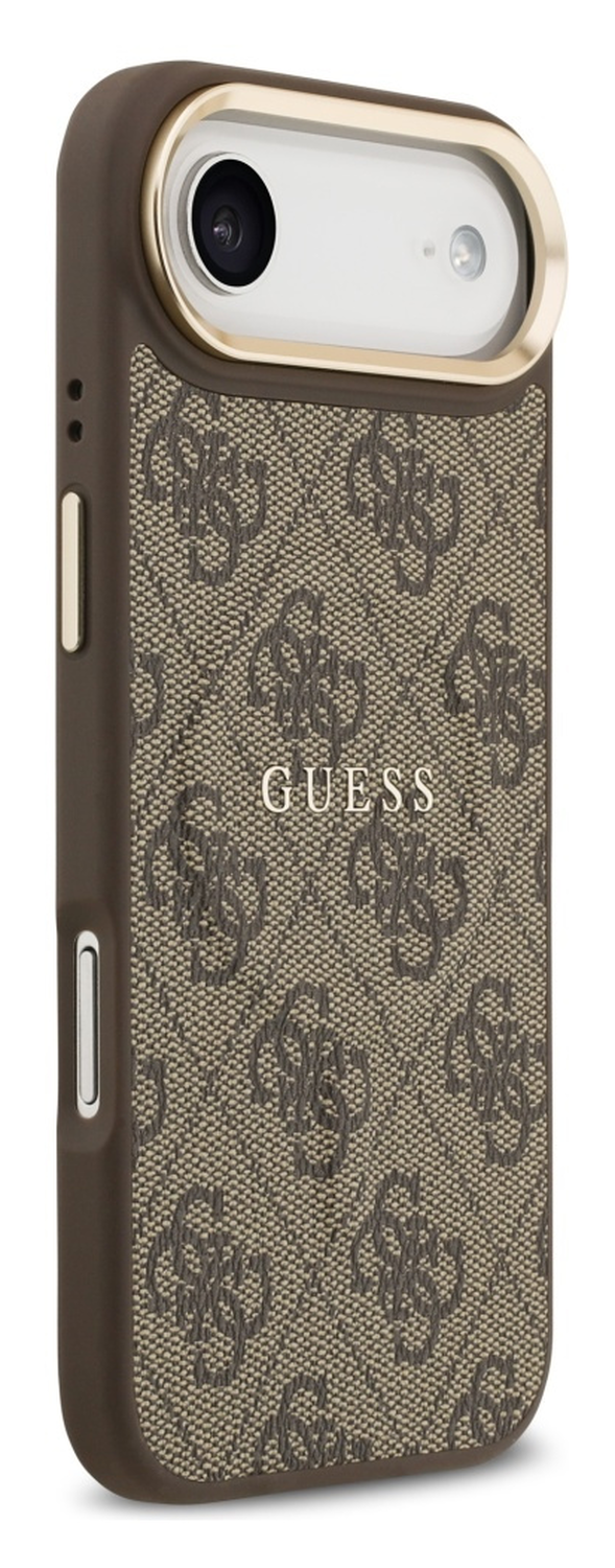 Guess 4G PU Classic Logo iPhone Air Hoesje MagSafe Back Cover Bruin afbeelding 5