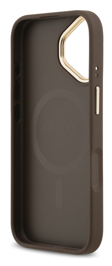 Guess 4G PU Classic Logo iPhone 17 Hoesje MagSafe Back Cover Bruin afbeelding 4
