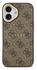 Guess 4G PU Classic Logo iPhone 17 Hoesje MagSafe Back Cover Bruin afbeelding 2