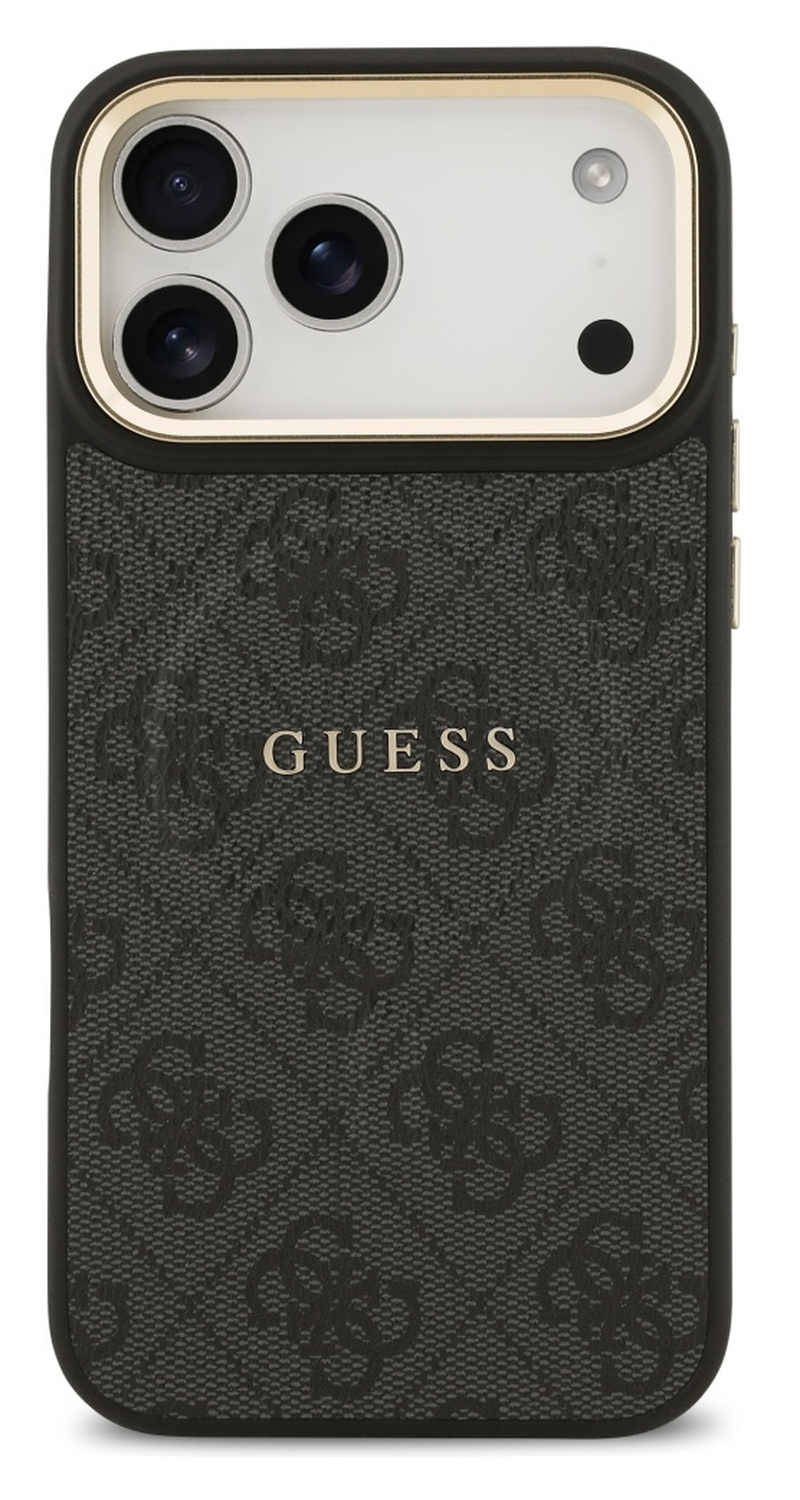 Guess 4G PU Classic Logo iPhone 17 Pro Max Hoesje MagSafe Zwart afbeelding 2