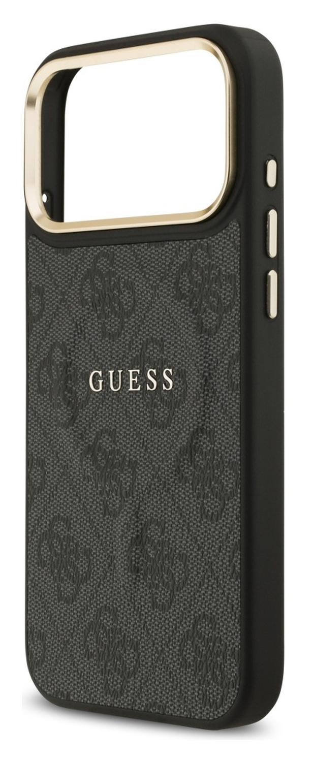 Guess 4G PU Classic Logo iPhone 17 Pro Max Hoesje MagSafe Zwart afbeelding 3