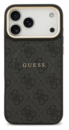 Guess 4G PU Classic Logo iPhone 17 Pro Hoesje MagSafe Zwart afbeelding 2