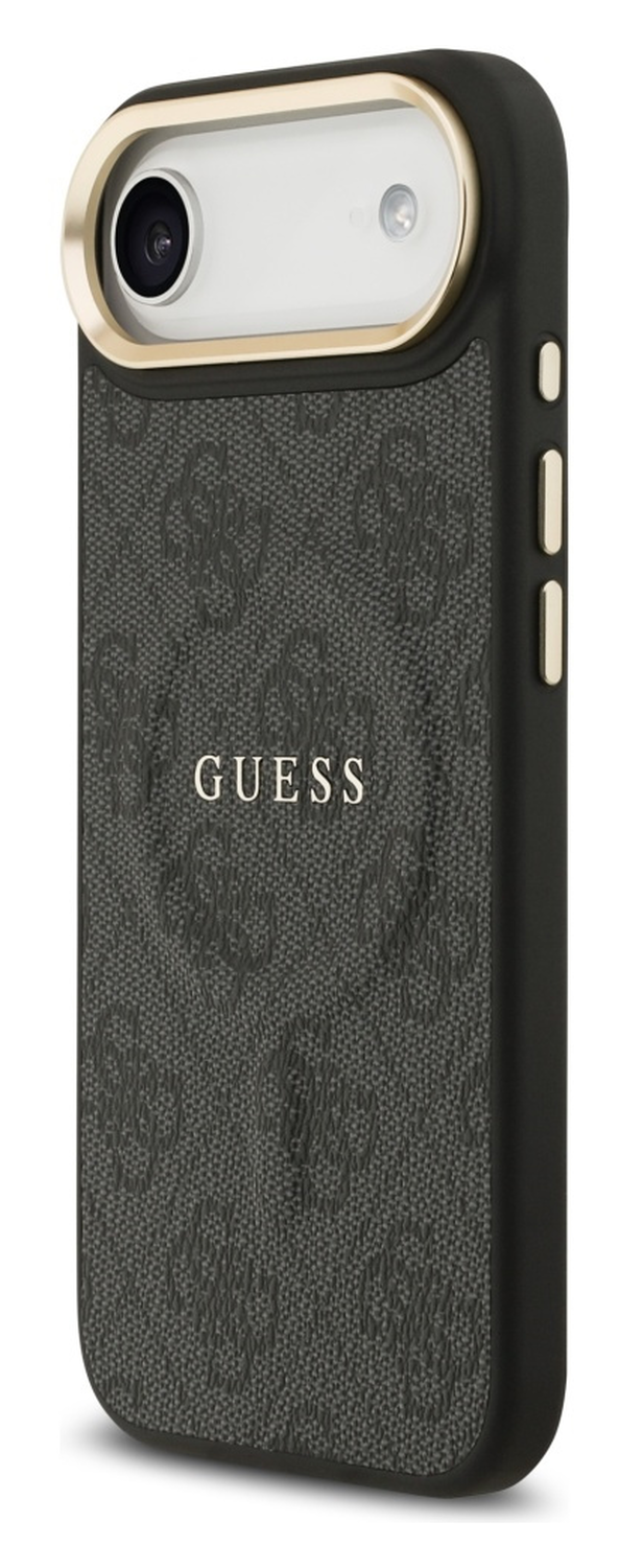 Guess 4G PU Classic Logo iPhone Air Hoesje MagSafe Back Cover Zwart afbeelding 6