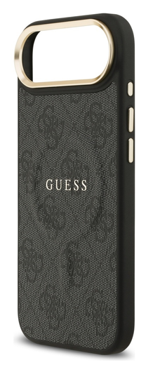 Guess 4G PU Classic Logo iPhone Air Hoesje MagSafe Back Cover Zwart afbeelding 3