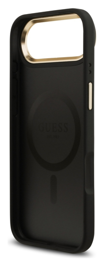 Guess 4G PU Classic Logo iPhone Air Hoesje MagSafe Back Cover Zwart afbeelding 4