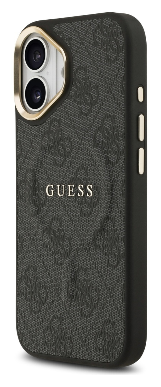 Guess 4G PU Classic Logo iPhone 17 Hoesje MagSafe Back Cover Zwart afbeelding 6