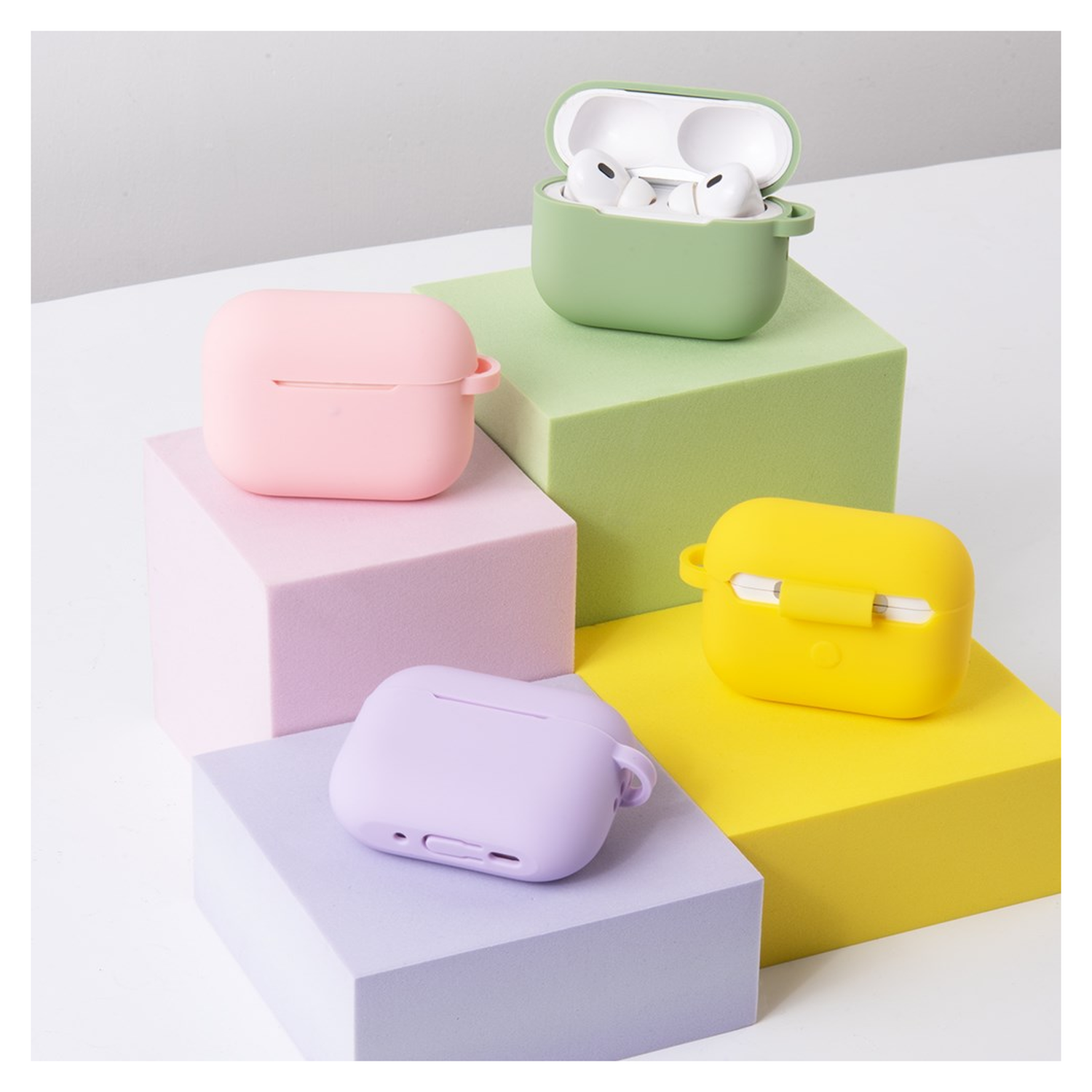 Apple AirPods Pro 3 Hoesje Dun Siliconen Case Wit afbeelding 7
