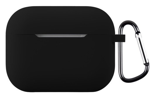 Apple AirPods Pro 3 Hoesje Dun Siliconen Case Zwart afbeelding 1