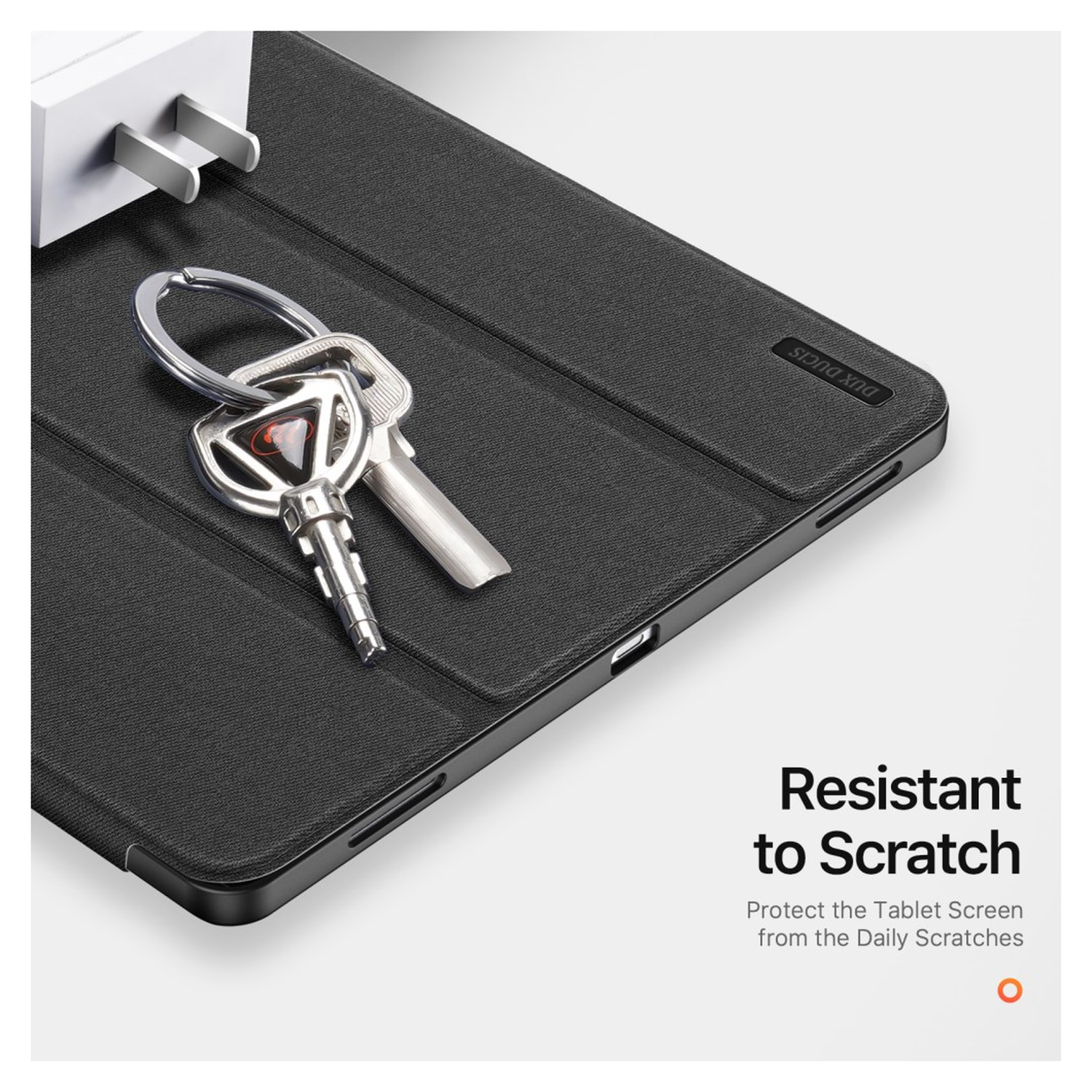 Dux Ducis Domo Samsung Galaxy Tab S11 Ultra Hoes Tri-Fold Book Case Zwart afbeelding 5