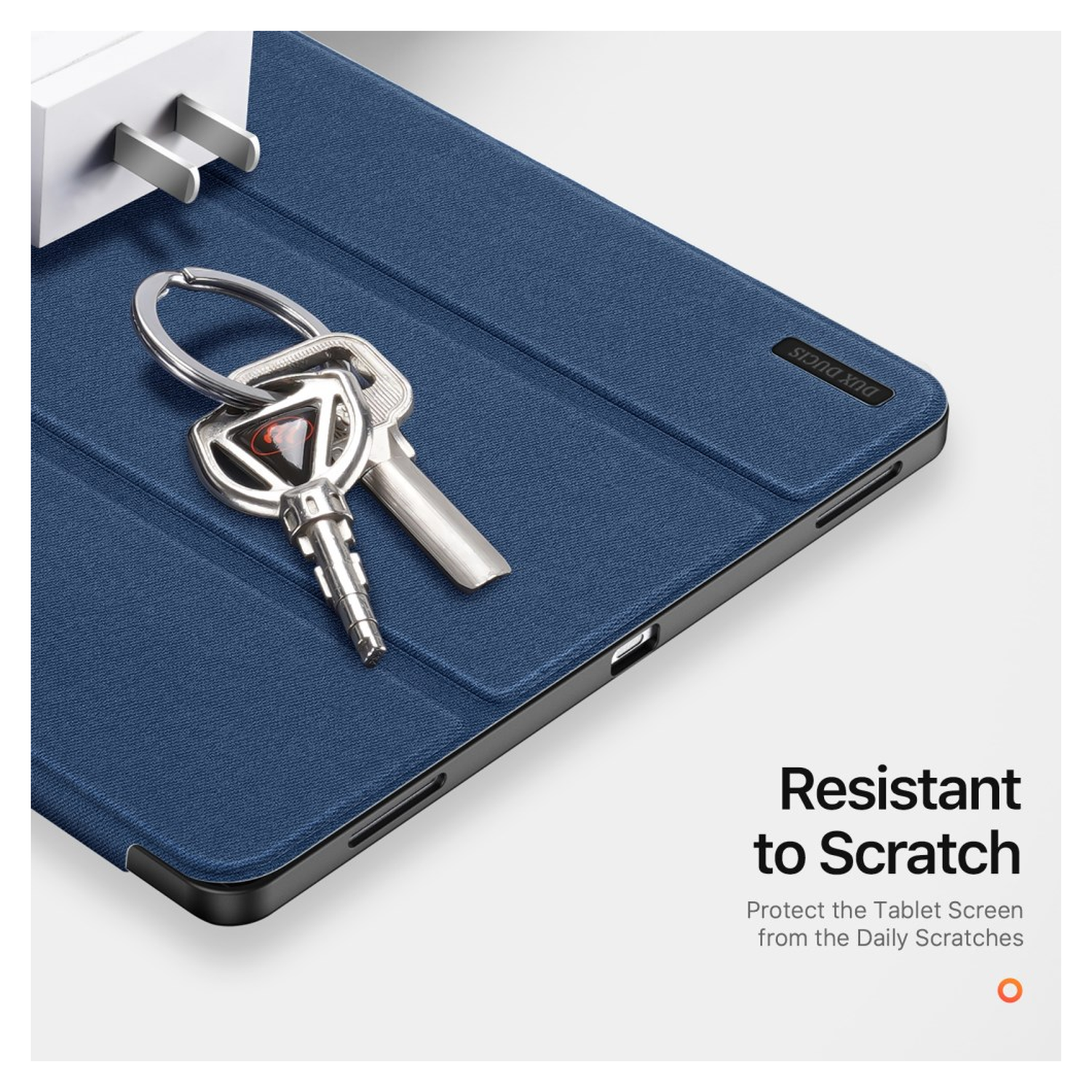 Dux Ducis Domo Samsung Galaxy Tab S11 Ultra Hoes Tri-Fold Book Case Blauw afbeelding 5