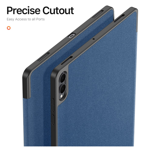 Dux Ducis Domo Samsung Galaxy Tab S11 Ultra Hoes Tri-Fold Book Case Blauw afbeelding 6