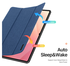 Dux Ducis Domo Samsung Galaxy Tab S11 Ultra Hoes Tri-Fold Book Case Blauw afbeelding 3