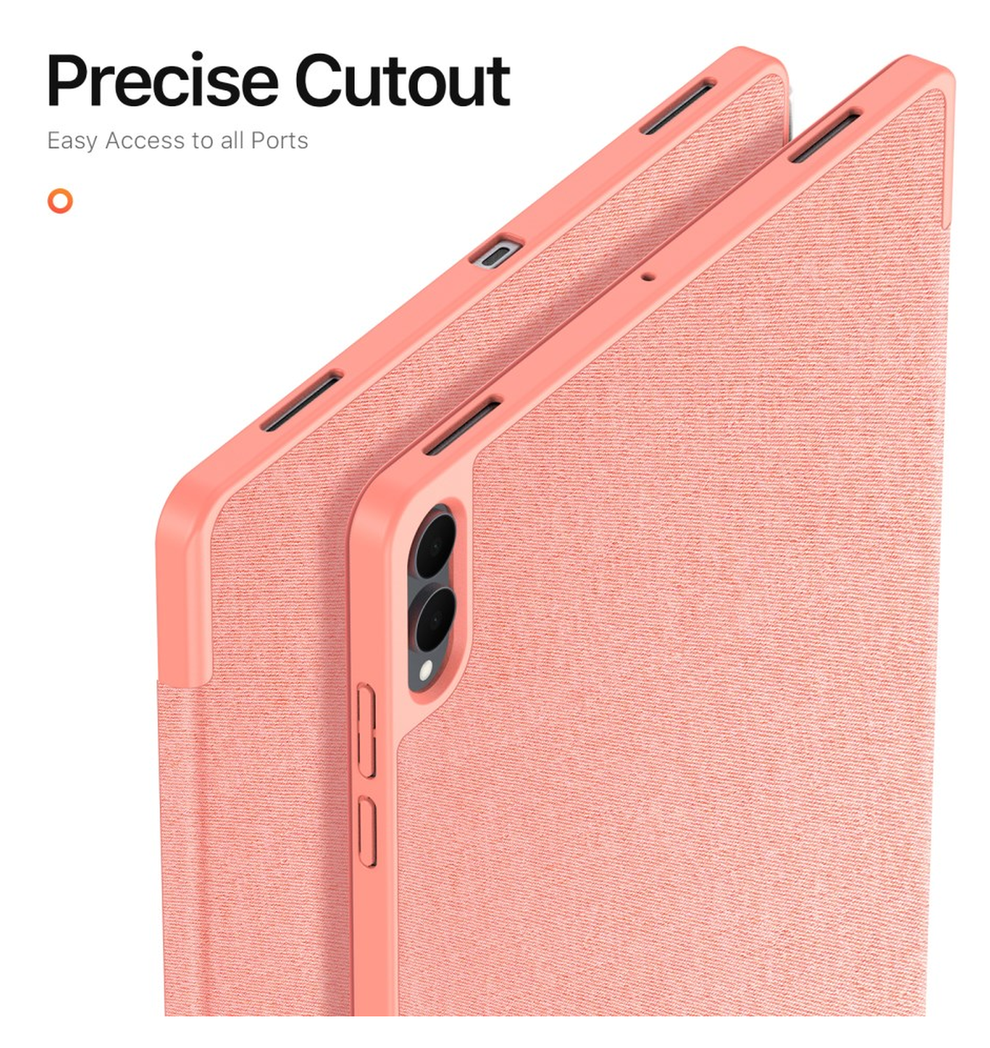 Dux Ducis Domo Samsung Galaxy Tab S11 Ultra Hoes Tri-Fold Book Case Roze afbeelding 6