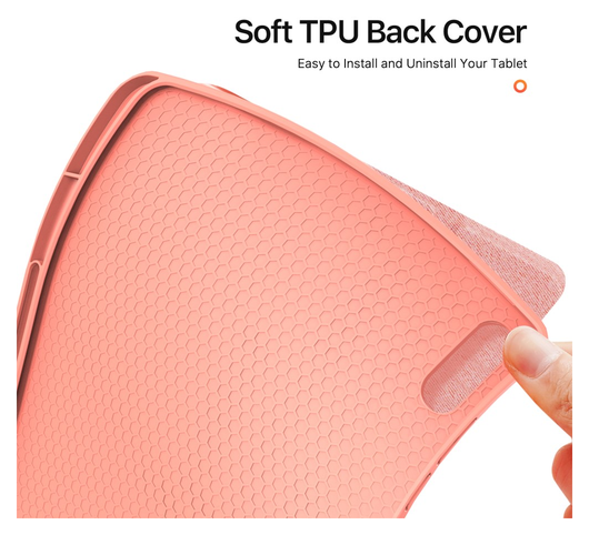 Dux Ducis Domo Samsung Galaxy Tab S11 Ultra Hoes Tri-Fold Book Case Roze afbeelding 9