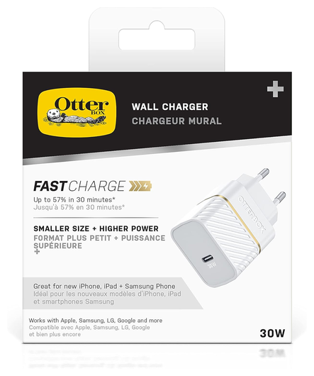 Otterbox Fast Charge 30W USB-C GaN Snellader Power Delivery Wit afbeelding 5