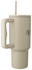 AVY Tumbler Geïsoleerde Waterfles met Rietje Recycled RVS (900ML) Beige afbeelding 2