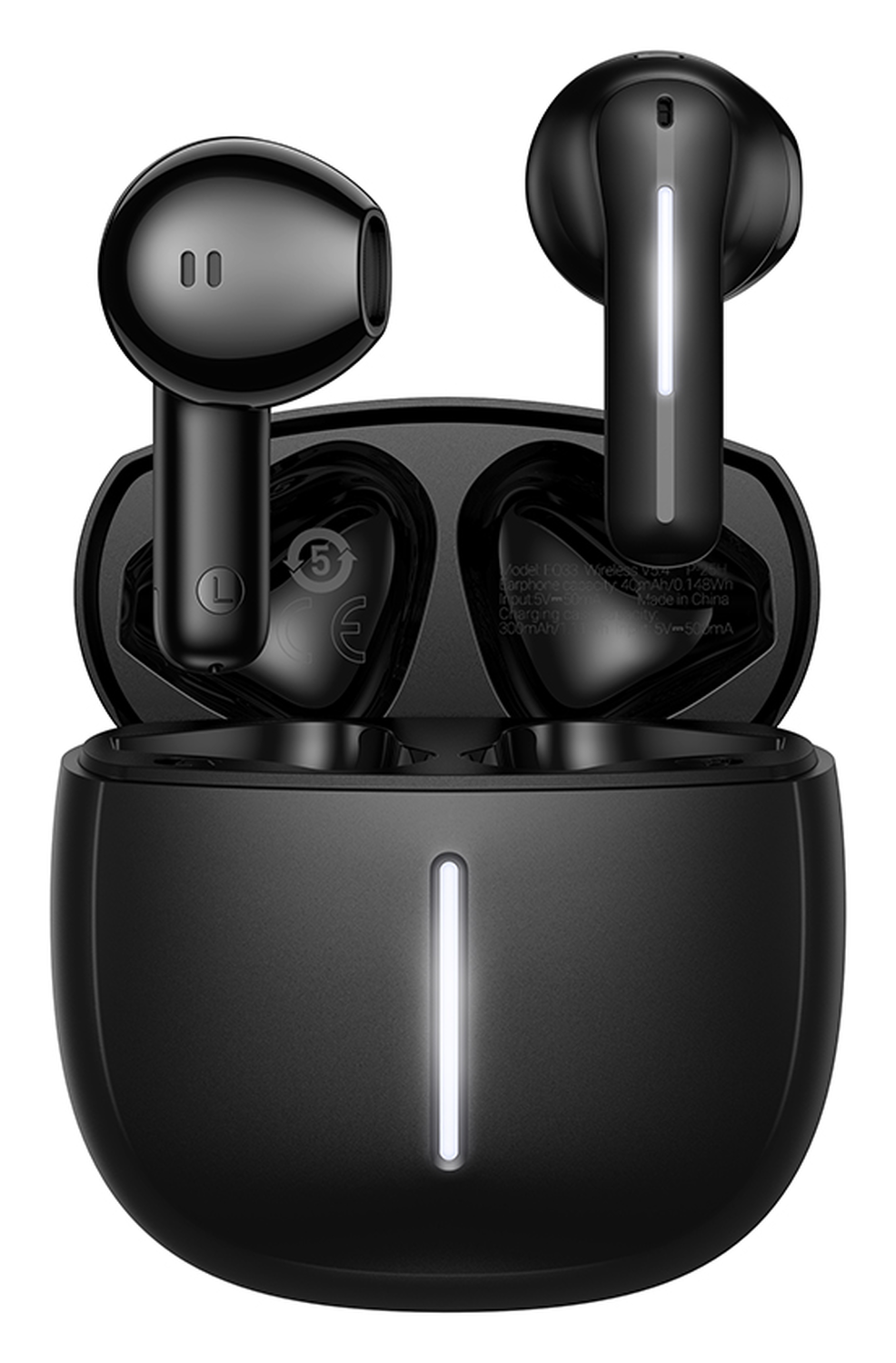 Hoco EQ33 Draadloze Oordopjes Bluetooth Headset Zwart afbeelding 1