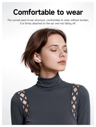 Hoco EQ33 Draadloze Oordopjes Bluetooth Headset Zwart afbeelding 2