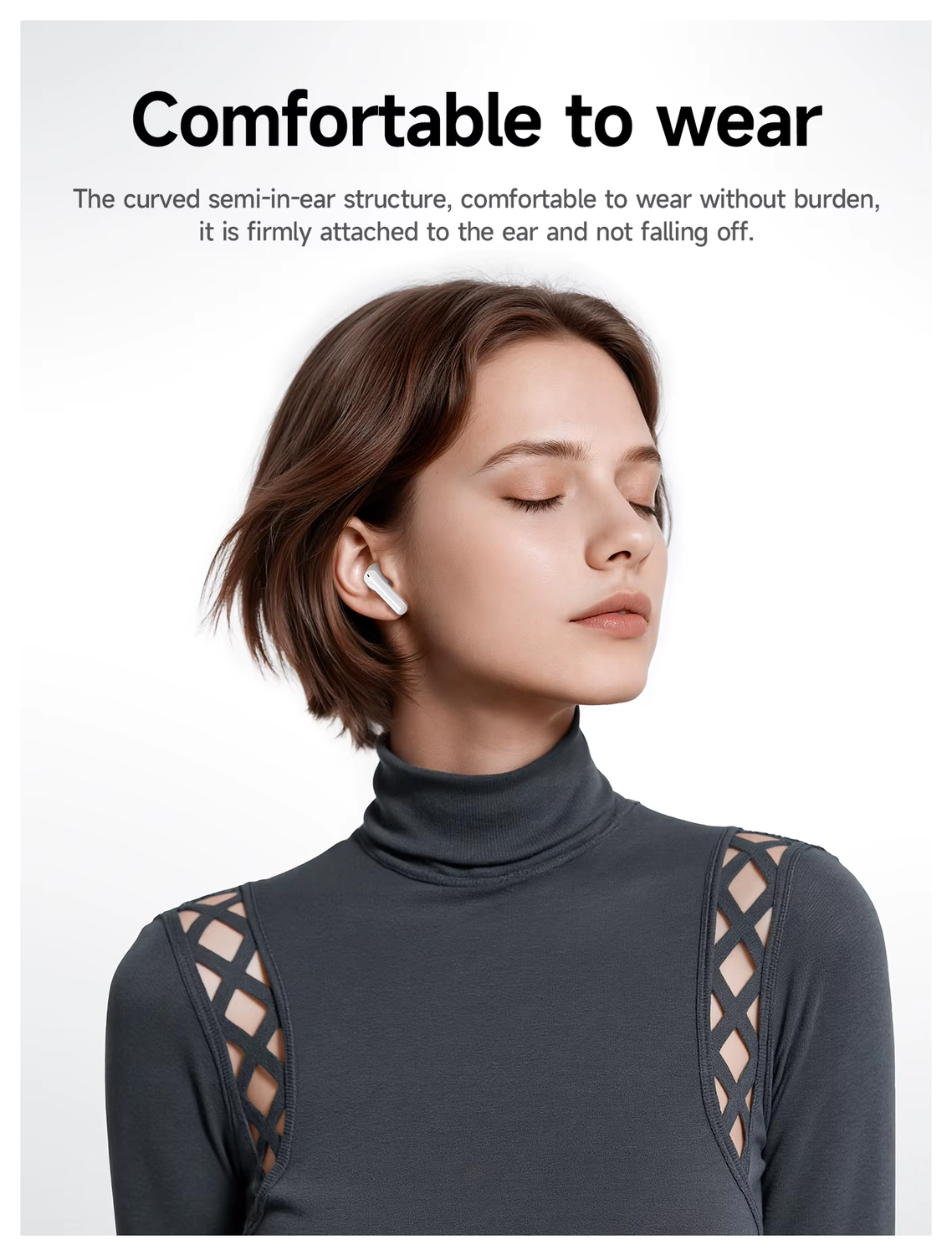 Hoco EQ33 Draadloze Oordopjes Bluetooth Headset Wit afbeelding 7