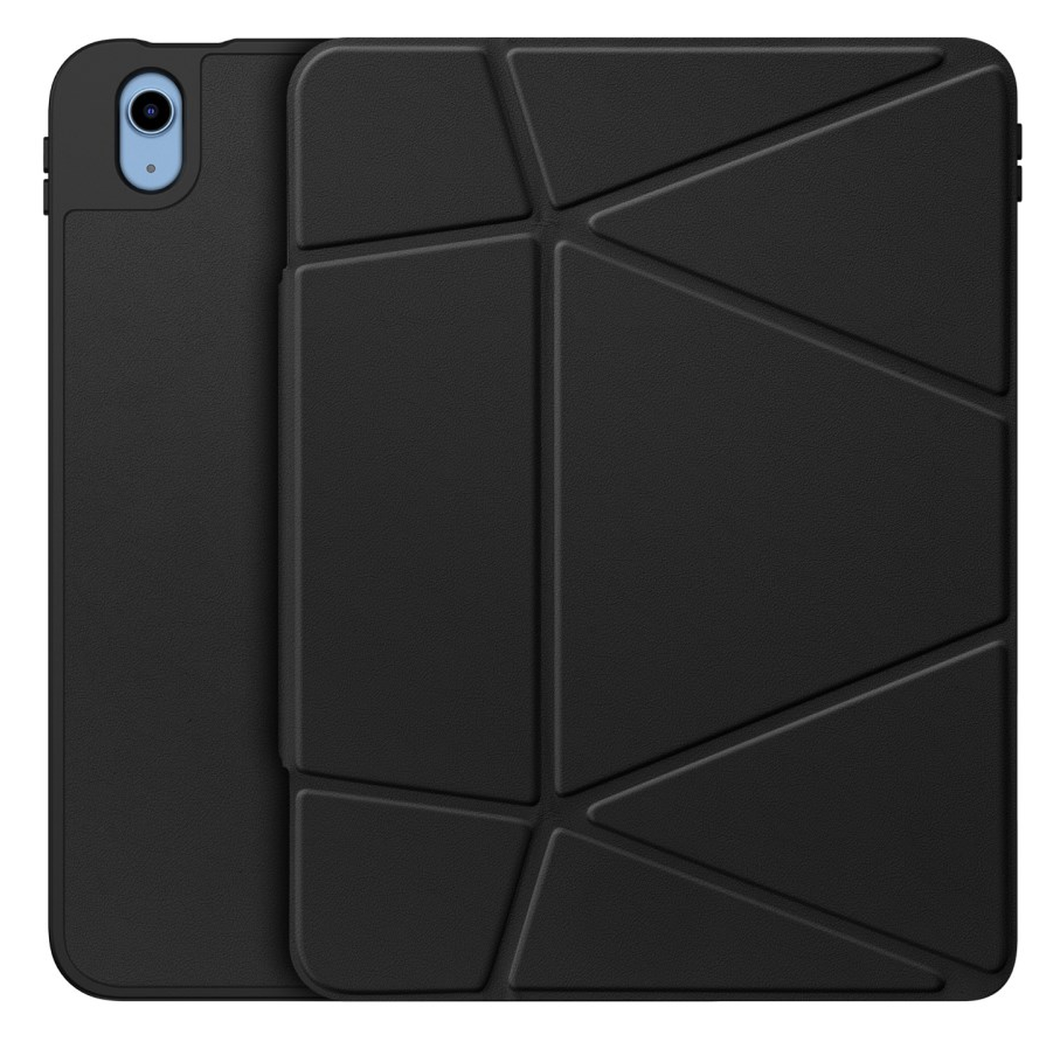Dux Ducis Vers iPad 11 (2025) / 10.9 (2022) Hoes Book Case Zwart afbeelding 2