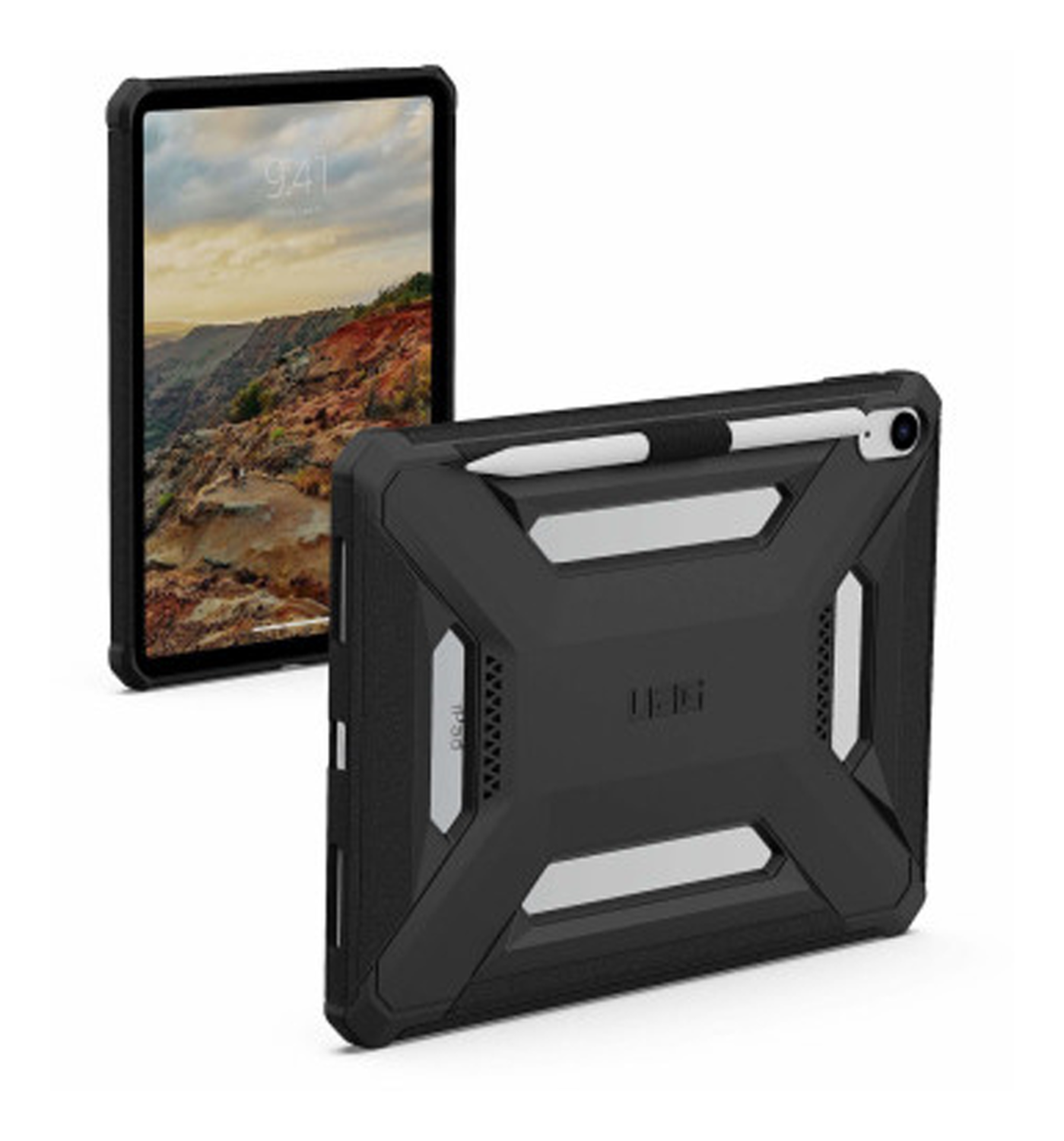 UAG Scout LT iPad 11 (2025) / 10.9 (2022) Hoes Back Cover Transparant Ash afbeelding 1