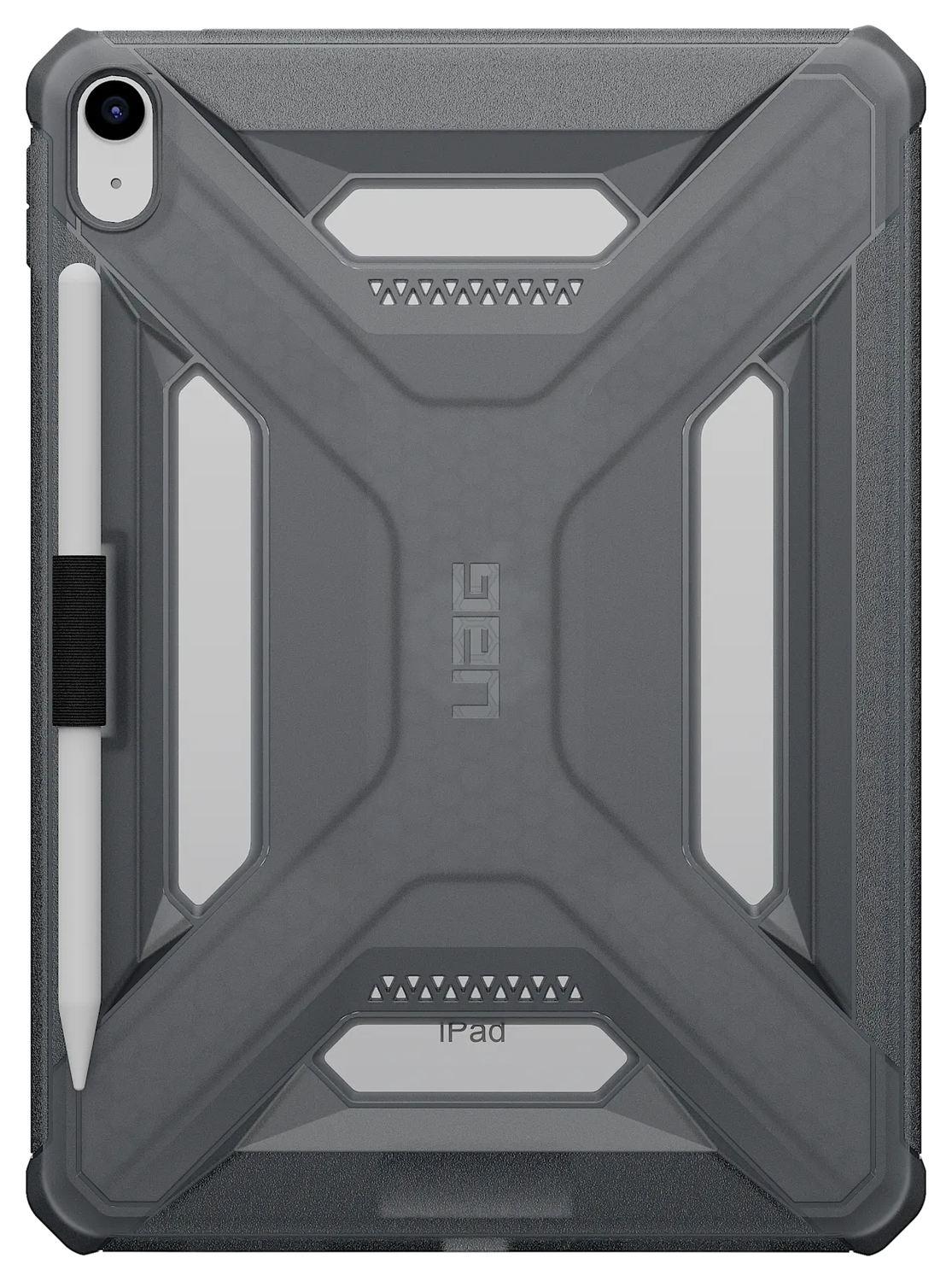 UAG Scout LT iPad 11 (2025) / 10.9 (2022) Hoes Back Cover Transparant Ash afbeelding 1