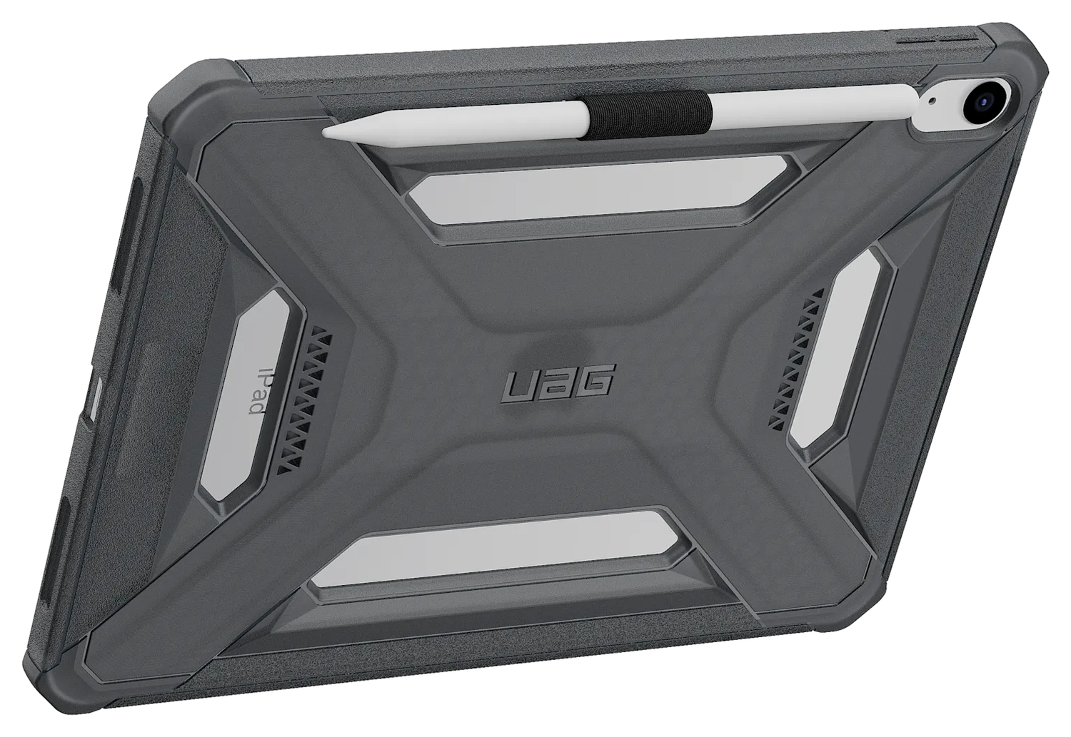 UAG Scout LT iPad 11 (2025) / 10.9 (2022) Hoes Back Cover Transparant Ash afbeelding 2