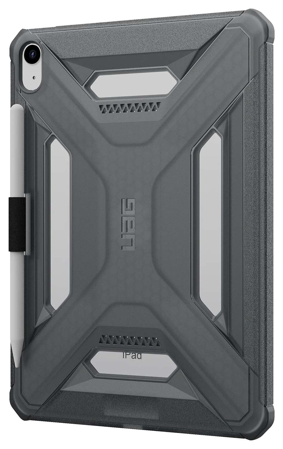 UAG Scout LT iPad 11 (2025) / 10.9 (2022) Hoes Back Cover Transparant Ash afbeelding 3