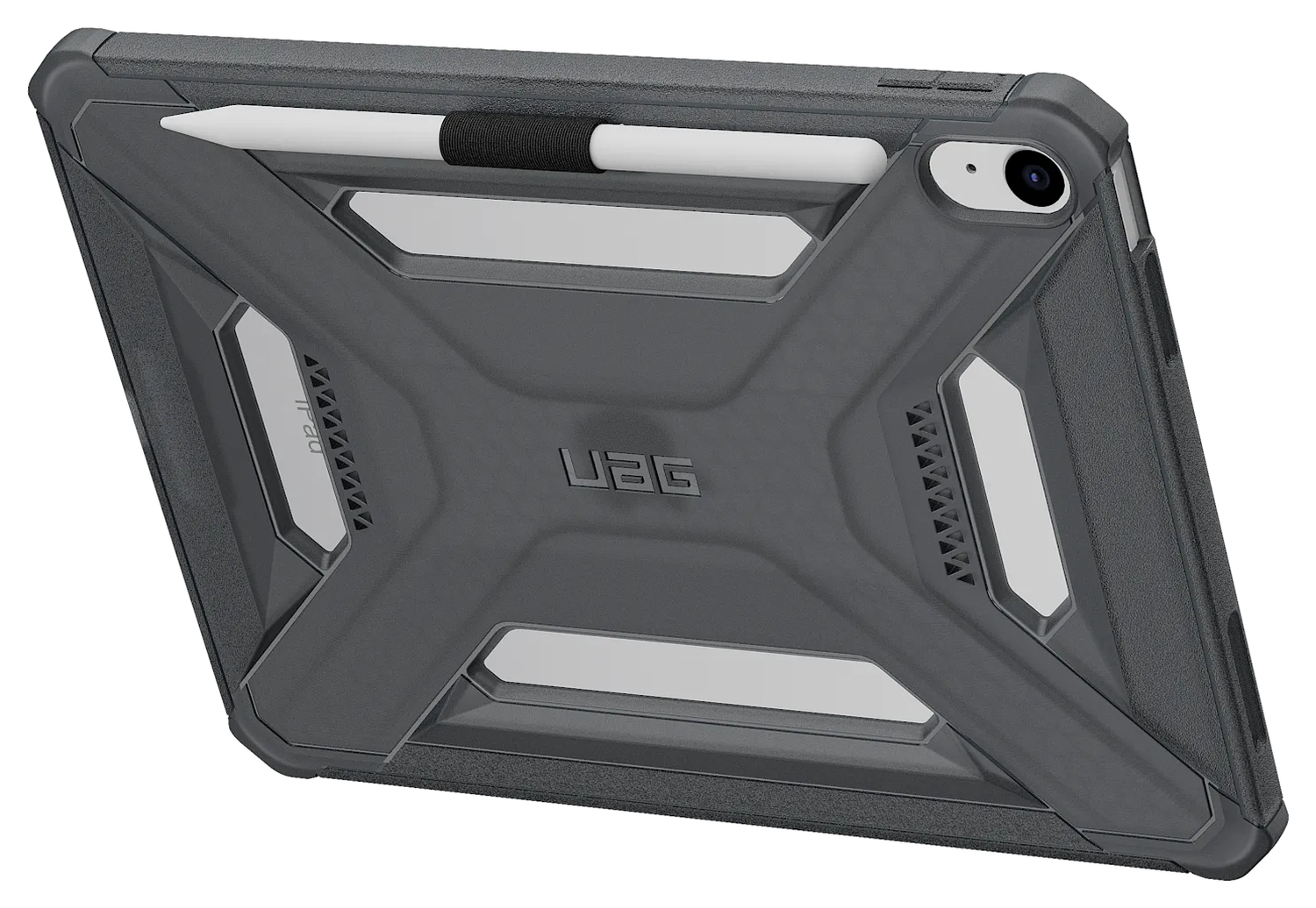 UAG Scout LT iPad 11 (2025) / 10.9 (2022) Hoes Back Cover Transparant Ash afbeelding 4