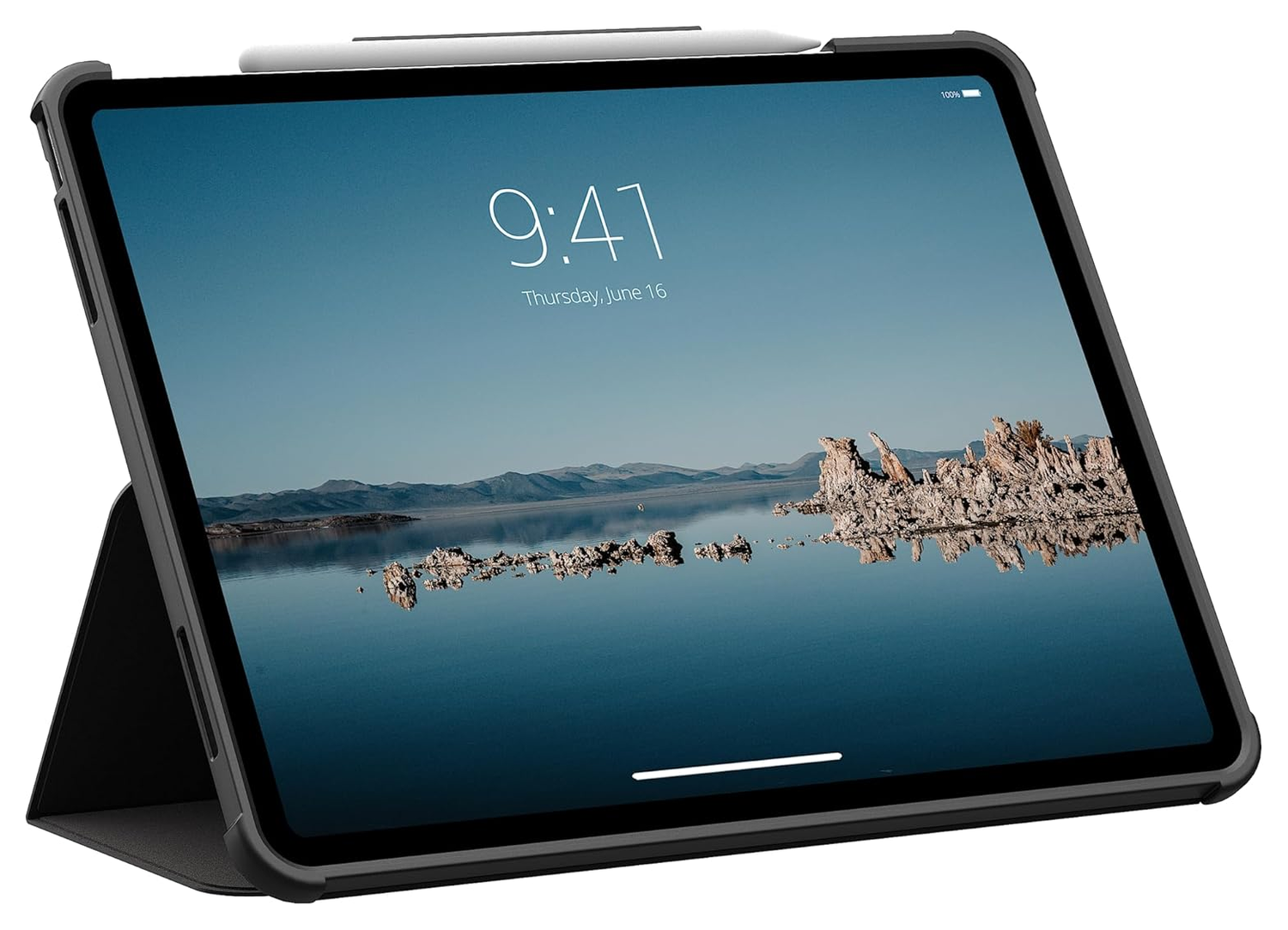 UAG Plyo LT iPad Air 13 (2024/2025) Hoes Book Case Transparant Zwart afbeelding 14