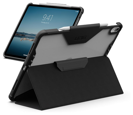 UAG Plyo LT iPad Air 13 (2024/2025) Hoes Book Case Transparant Zwart afbeelding 1