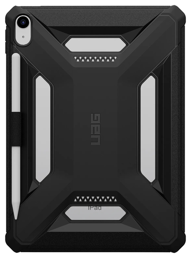 UAG Scout LT iPad 11 (2025) / 10.9 (2022) Hoes Back Cover Transparant Zwart afbeelding 1